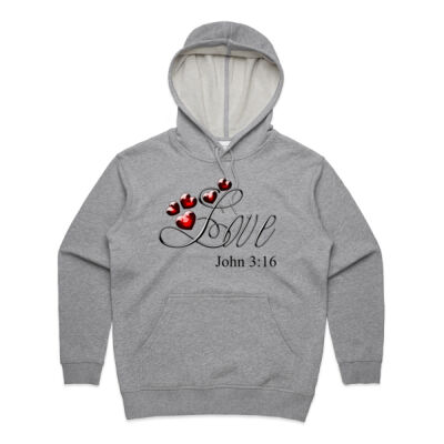 Love John 3:16 Premium Hoody Thumbnail