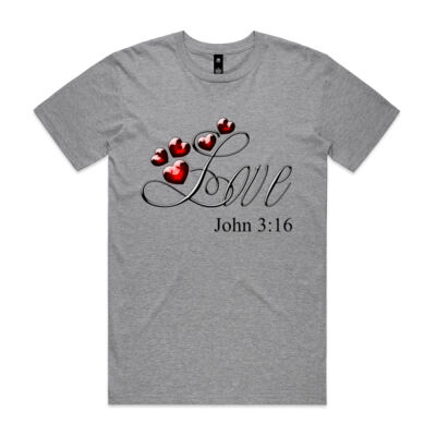 Love John 3:16 Men's Regular Fit Tee Thumbnail