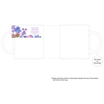 Floral Bible Verse Mug  Thumbnail
