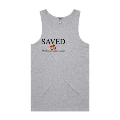 Saved. My Life Saver Walks on Water! Premium Singlet Thumbnail