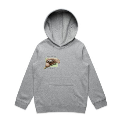 Sloth. Jesus Loves You - Just sayin! Kids Youth Hoodie Thumbnail