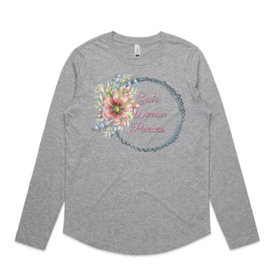 God's Warrior Princess longsleeve Tee Thumbnail