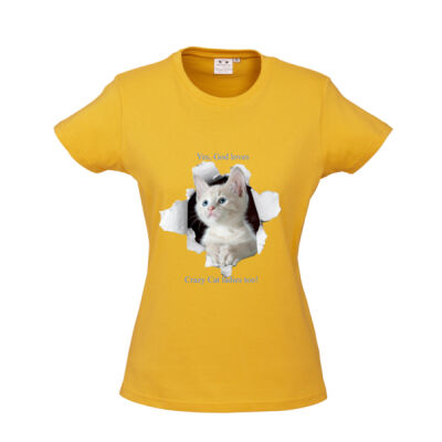 God Loves Crazy Cat Ladies Ice Tee sz 6-24 Thumbnail