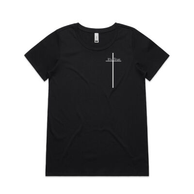 It's True women's Shallow Scoop Tee Thumbnail