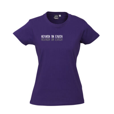 Heaven On Earth Cotton Tee sz 6-24 Thumbnail